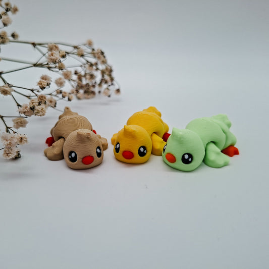 Jiggle Flexi Küken - Bunter Wackelfreund