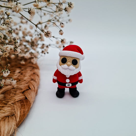 Weihnachts-Jiggle Weihnachtsmann – 3D-gedruckte Mini-Figuren
