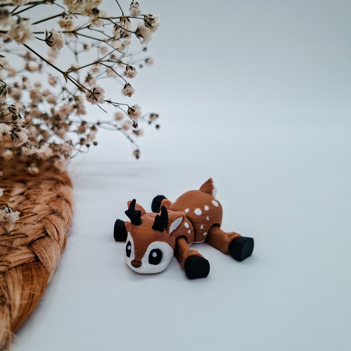 Weihnachts-Jiggle Rentier - 3D-gedruckte Mini-Figuren