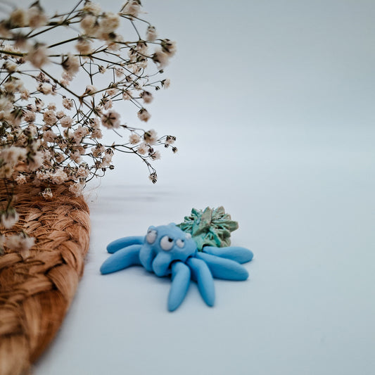 Weihnachts-Jiggle Snowflake Spinne – 3D-gedruckte Mini-Figuren