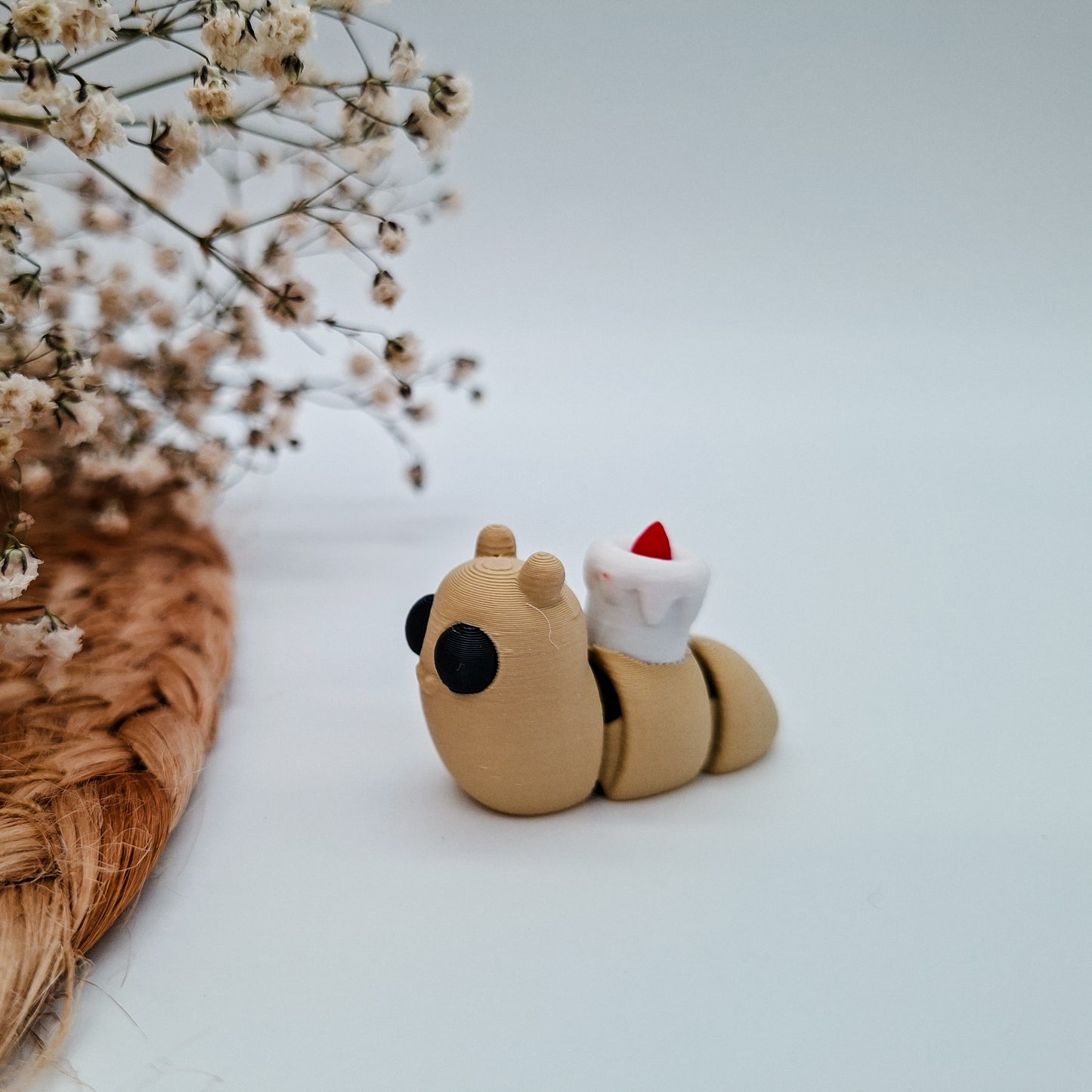 Weihnachts-Jiggle Weihnachtsschnecke – 3D-gedruckte Mini-Figuren