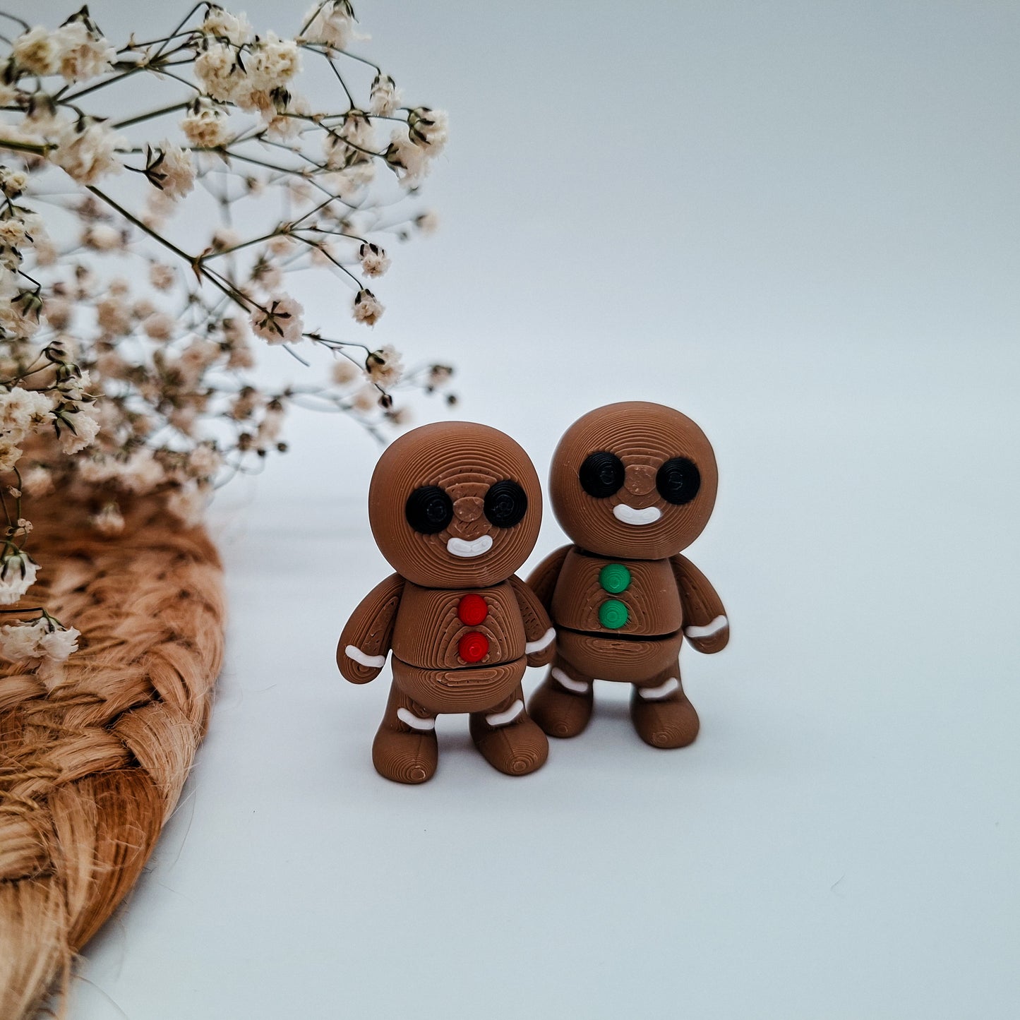 Weihnachts-Jiggle Lebkuchen – 3D-gedruckte Mini-Figuren