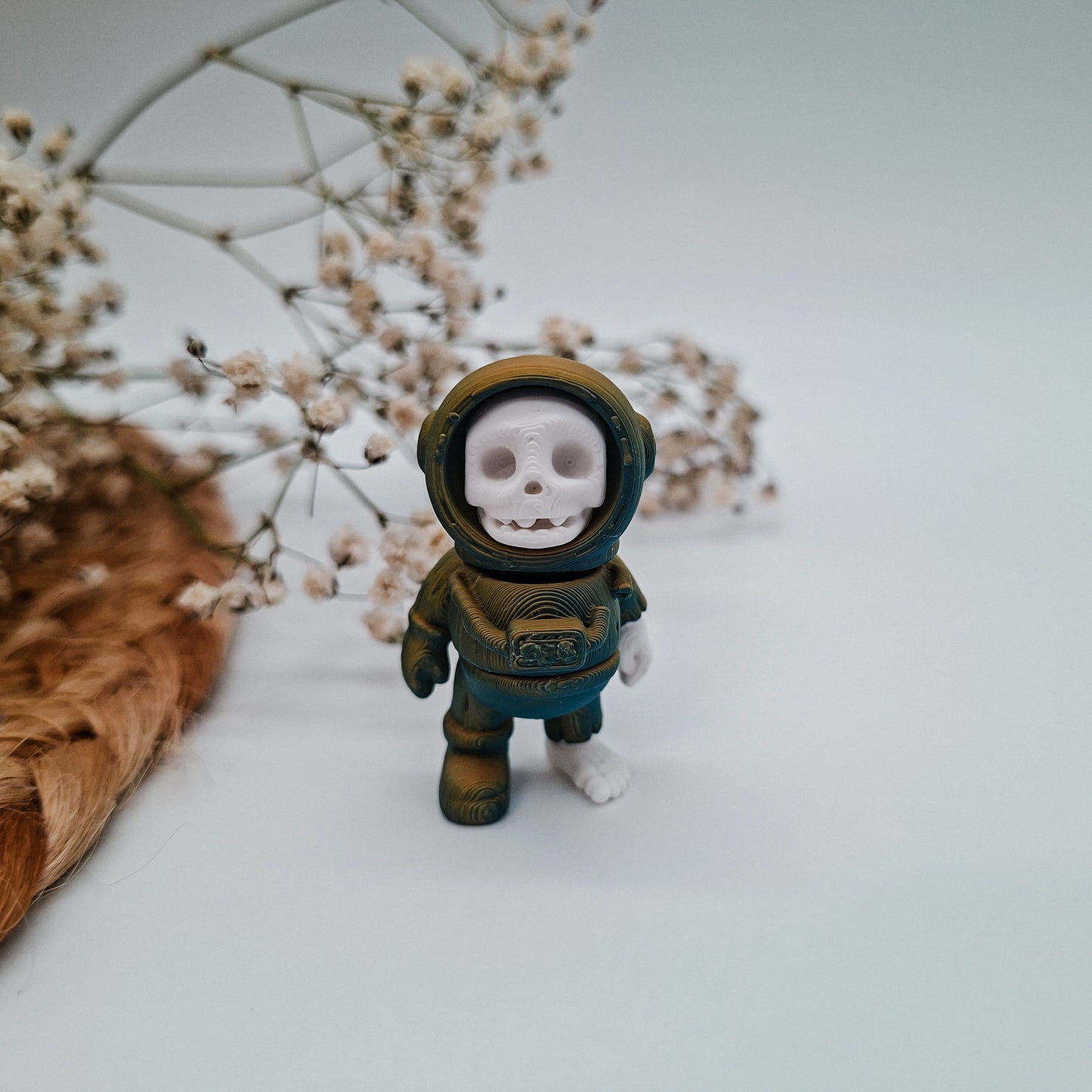 Pixel Astronautenskelett | Hanii Sammelfigur