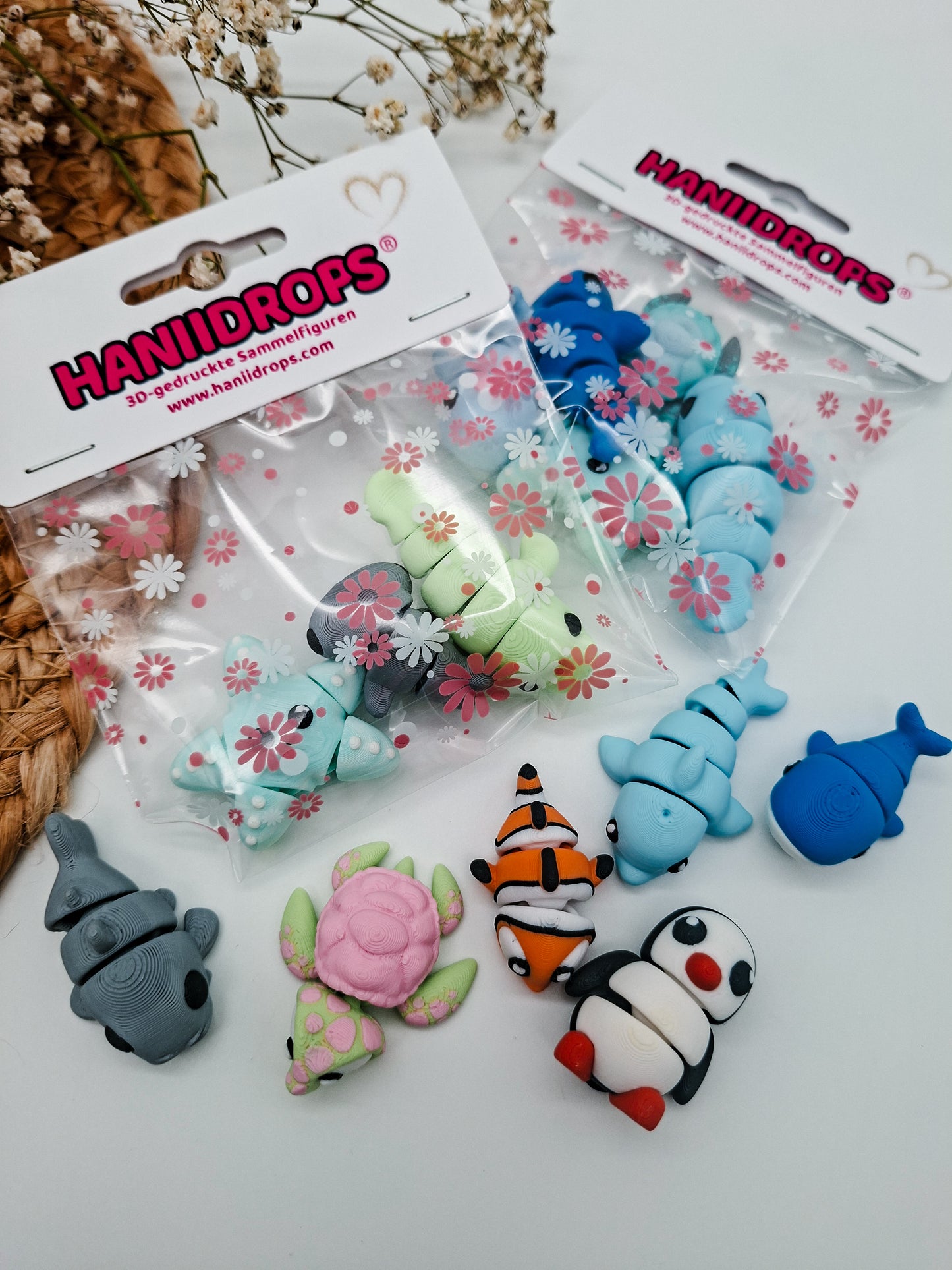 Haniis Ozeanfreunde Set Bundle | Kawaii Sammelfiguren Set