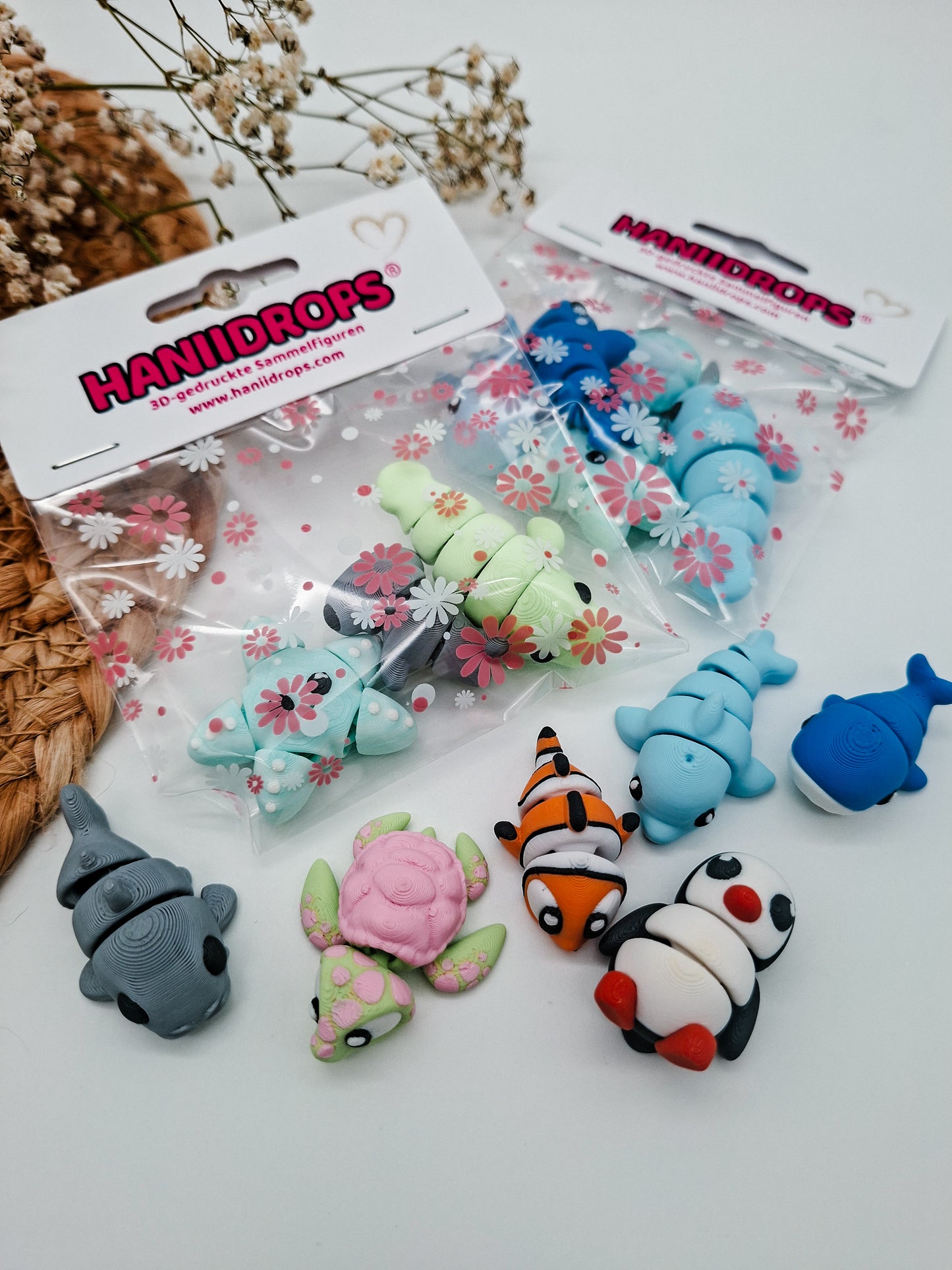 Haniis Ozeanfreunde Set Bundle | Kawaii Sammelfiguren Set
