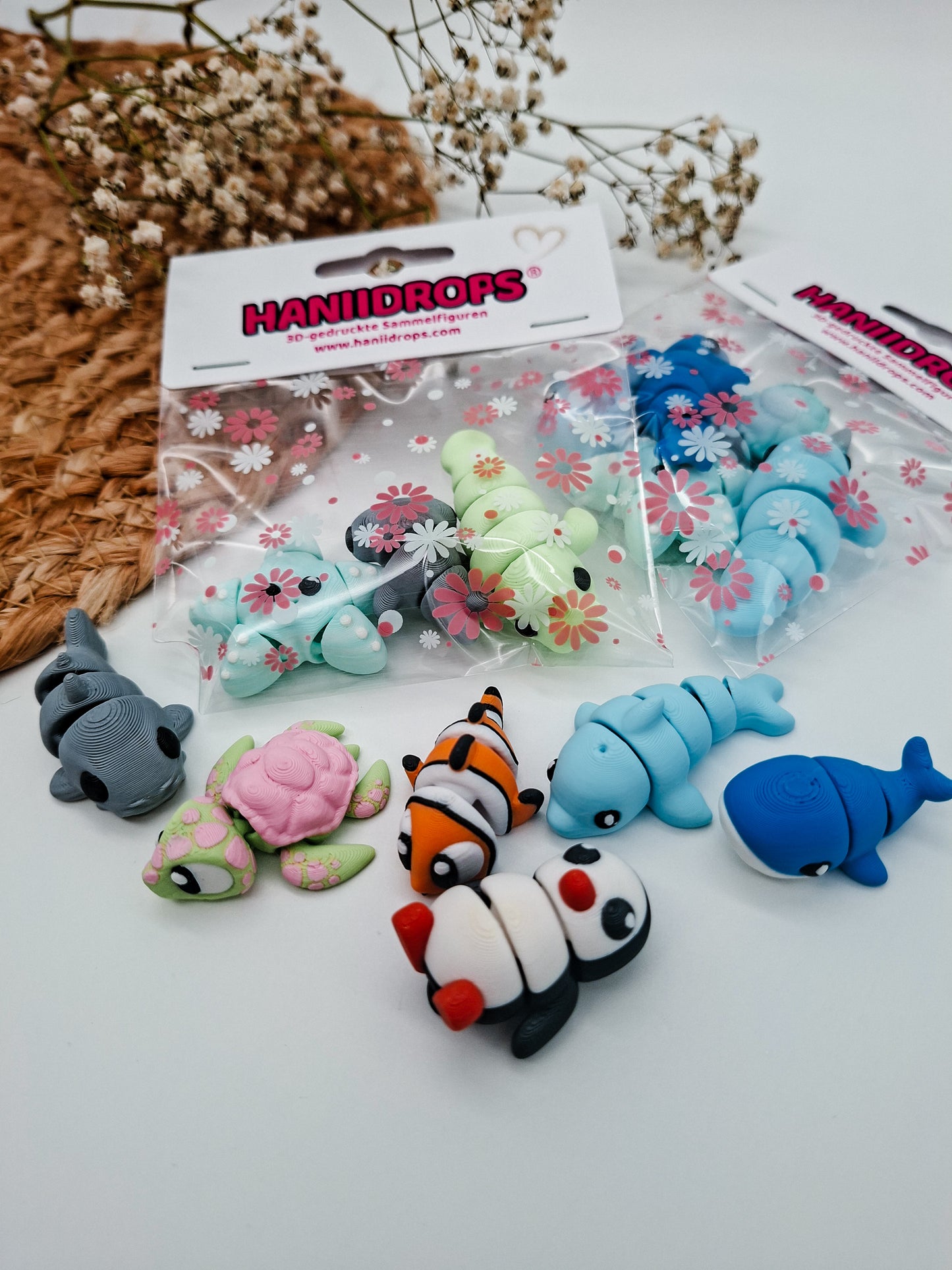 Haniis Ozeanfreunde Set Bundle | Kawaii Sammelfiguren Set