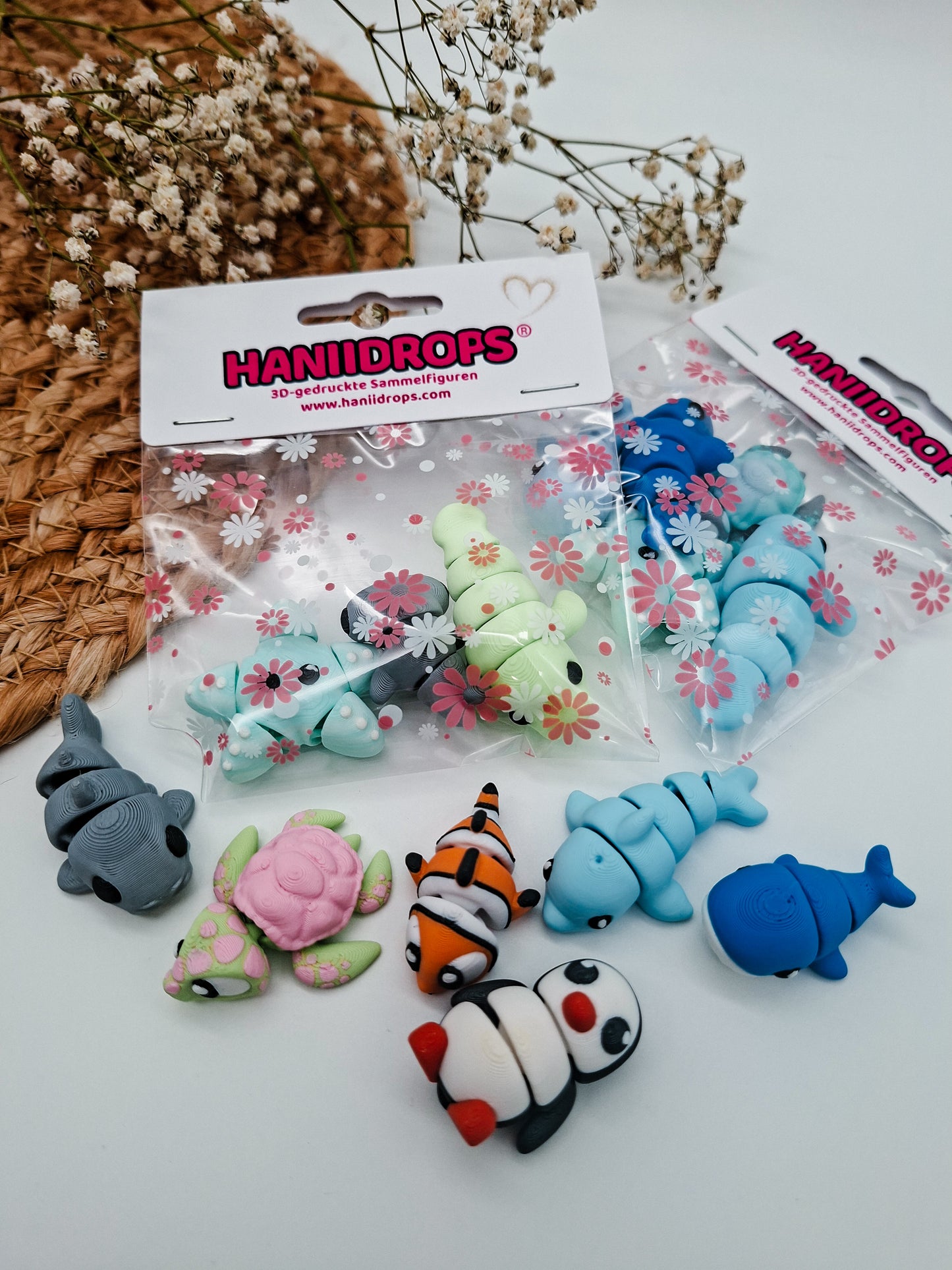 Haniis Ozeanfreunde Set Bundle | Kawaii Sammelfiguren Set