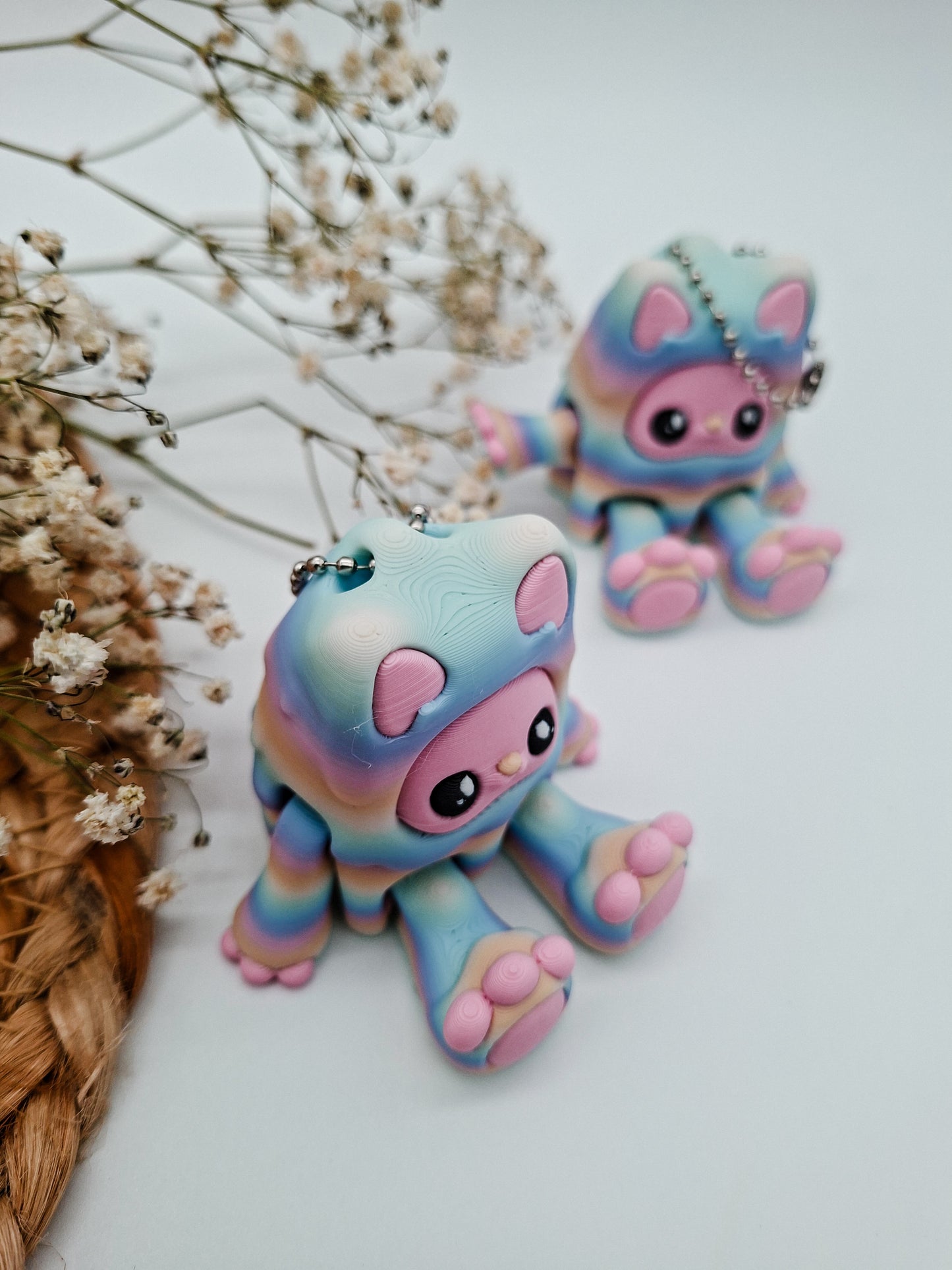 Woobu Koneko Anhänger | Kawaii Designs | Rosa