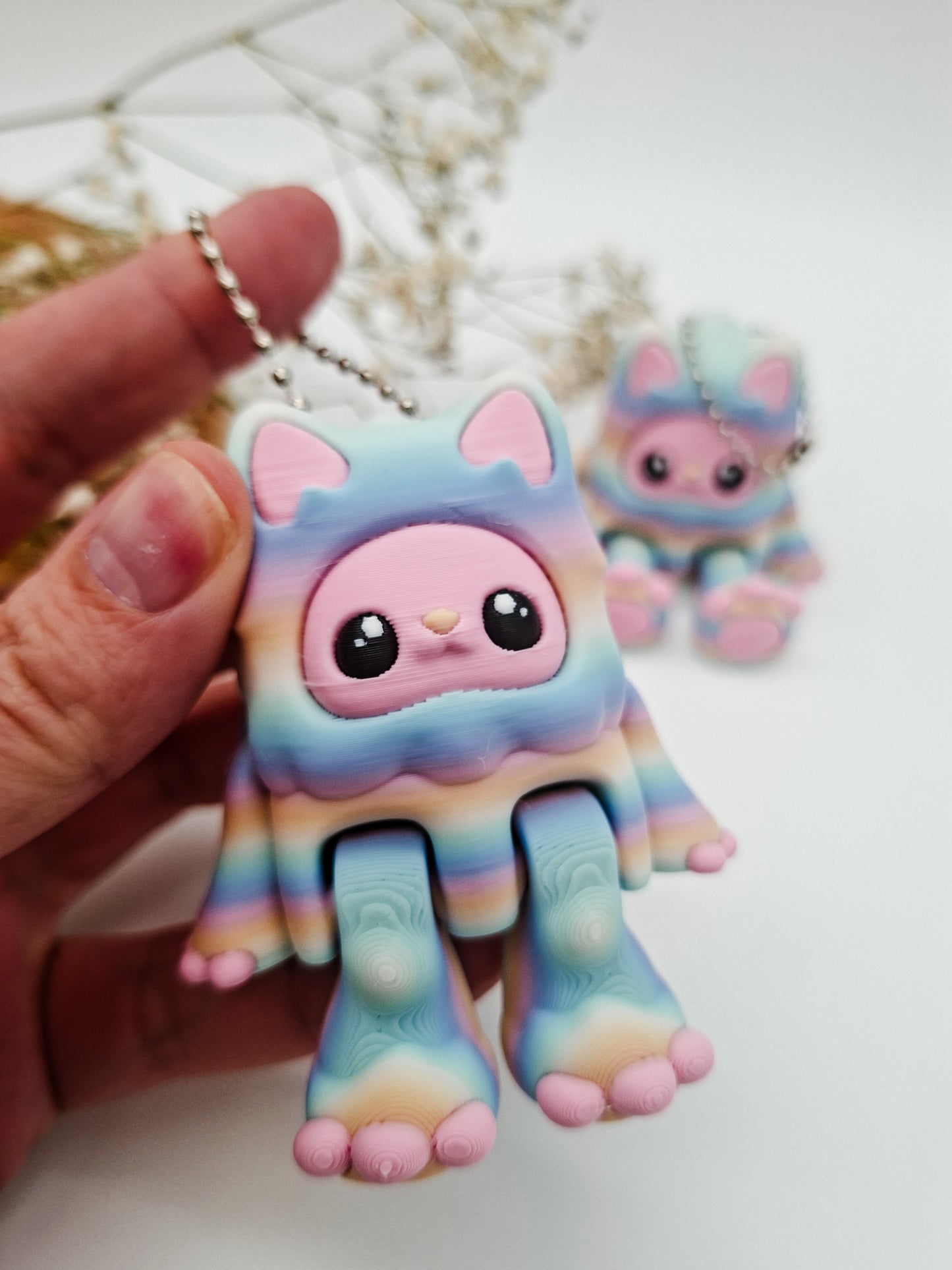 Woobu Koneko Anhänger | Kawaii Designs | Rosa