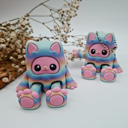 Woobu Koneko Anhänger | Kawaii Designs | Rosa