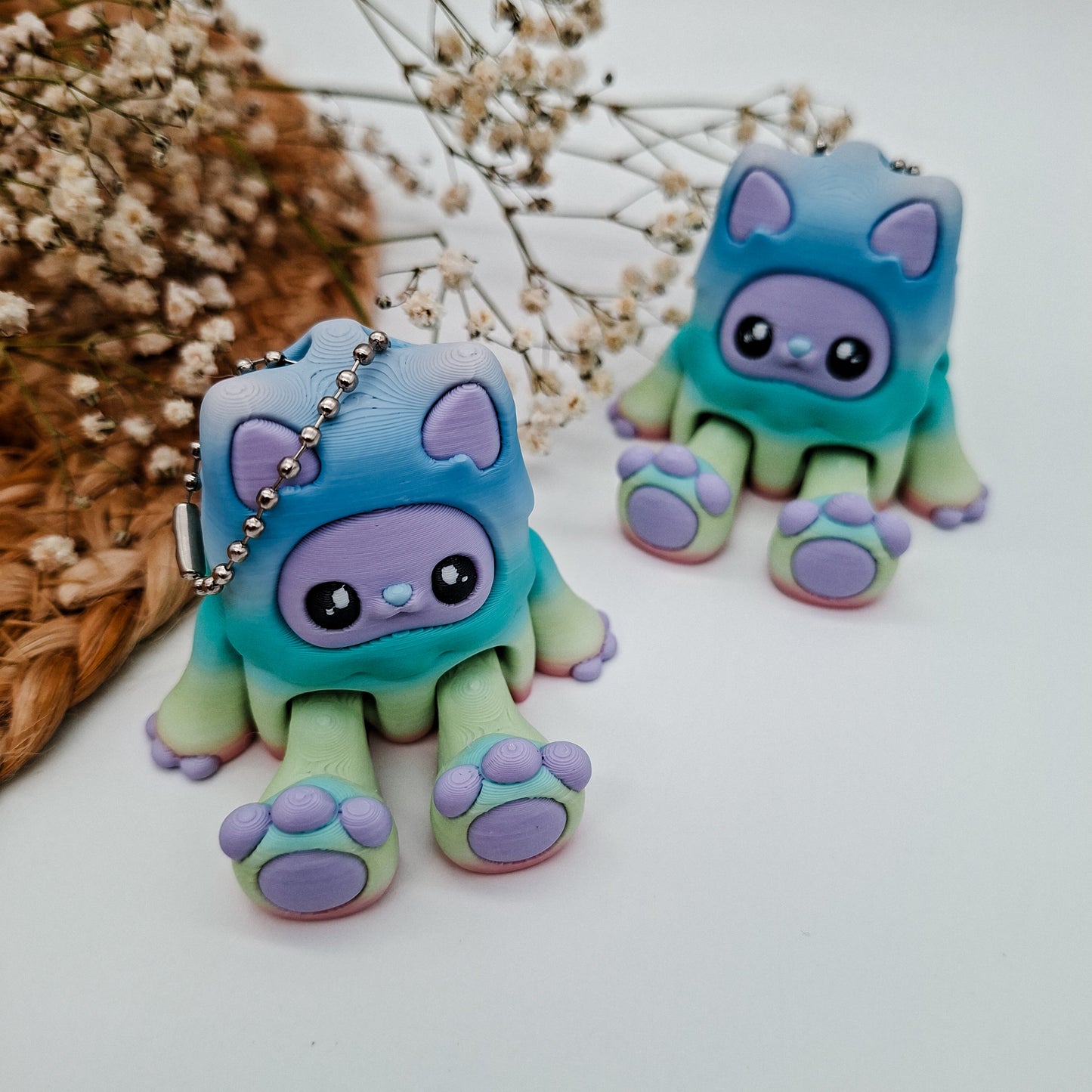 Woobu Koneku Anhänger | Kawaii Designs | Flieder