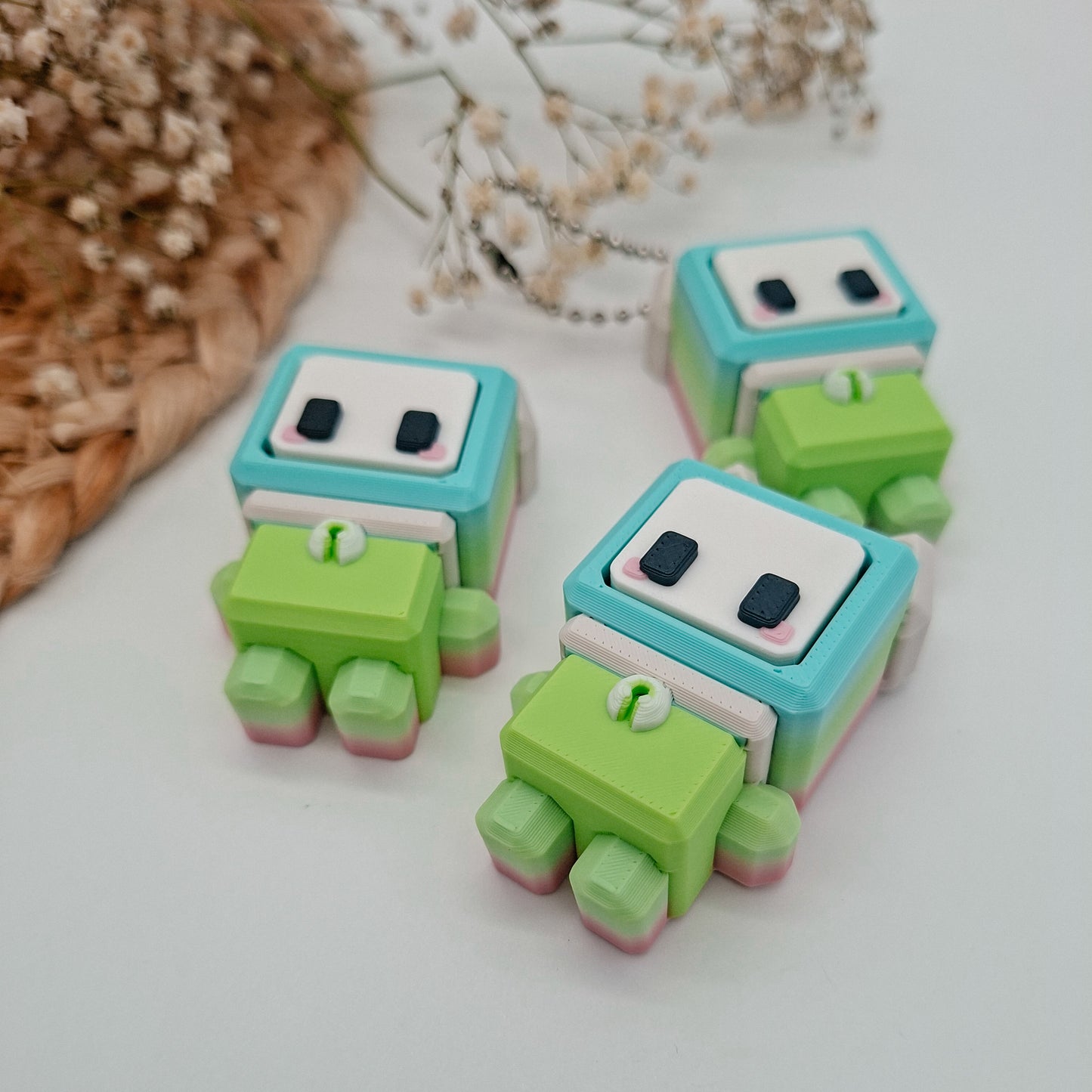 Bit Clicker Kitty | Kawaii Fidget & Schlüsselanhänger