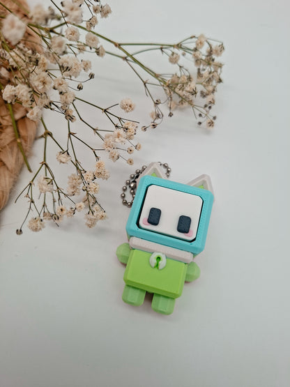 Bit Clicker Kitty | Kawaii Fidget & Schlüsselanhänger