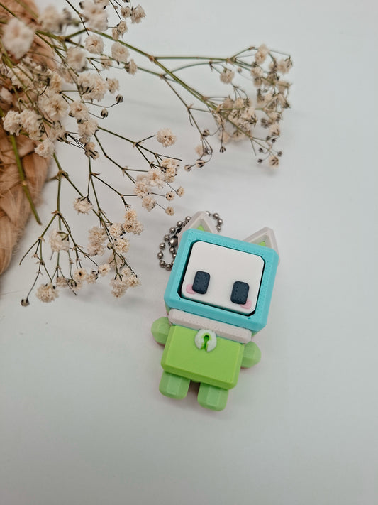 Bit Clicker Kitty | Kawaii Fidget & Schlüsselanhänger