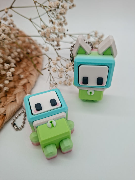 Bit Clicker Kitty | Kawaii Fidget & Schlüsselanhänger