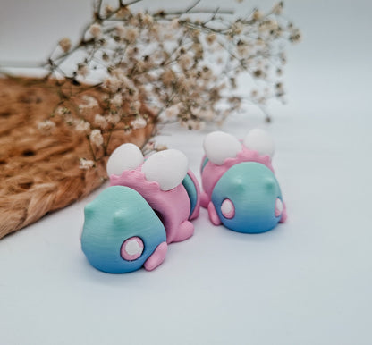 Kawaii Mini Biene – bewegliche 3D-gedruckte Sammelfigur