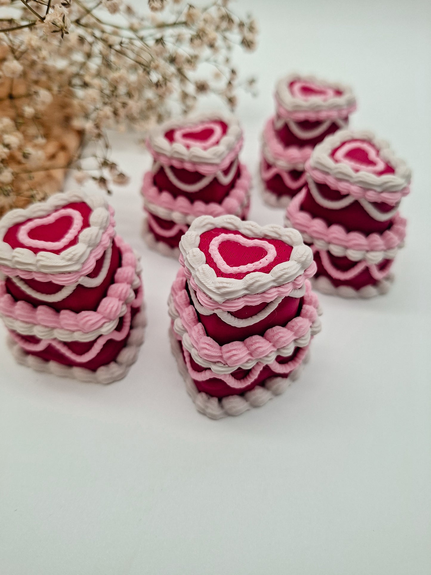 Herz Kuchen Clicker – süßer Fidget Clicker in Rosa & Pink