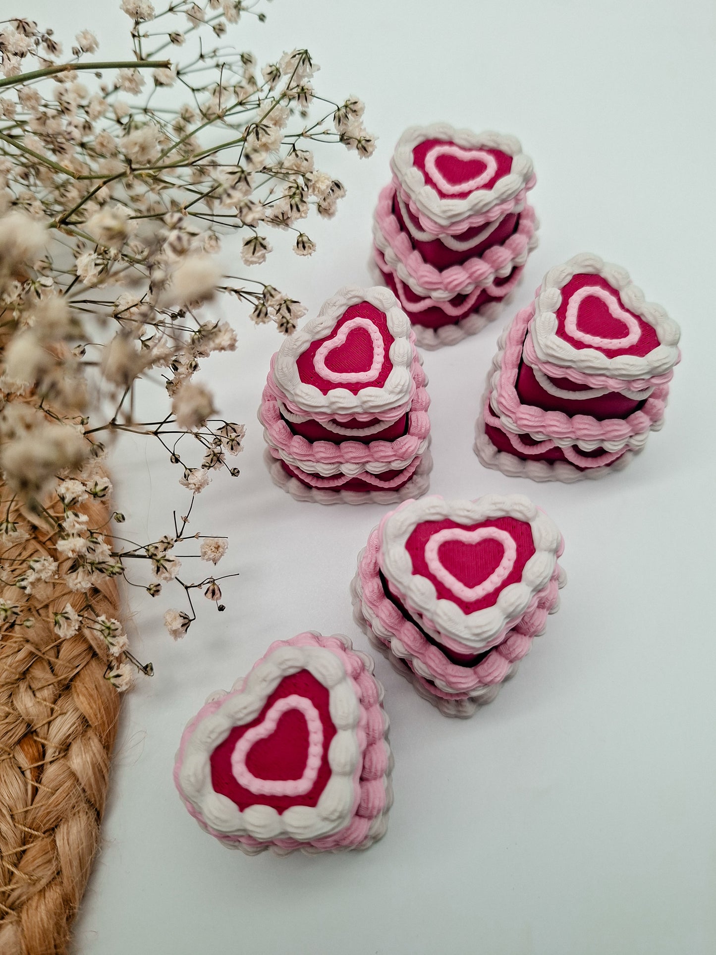 Herz Kuchen Clicker – süßer Fidget Clicker in Rosa & Pink