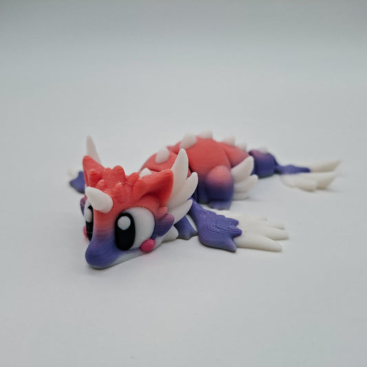 Flexi Einhorn Drache - 3D-gedruckte, bewegliche Figur