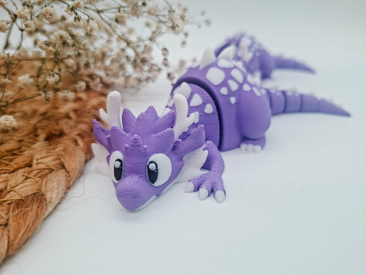 Flexi Drache Hugo - 3D-gedruckte, bewegliche Figur