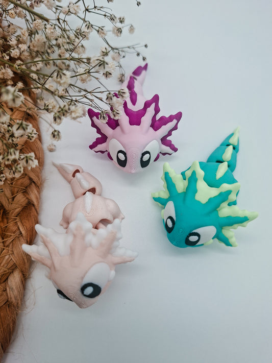 Flexi Axolotl Filo - 3D-gedruckte, bewegliche Figur