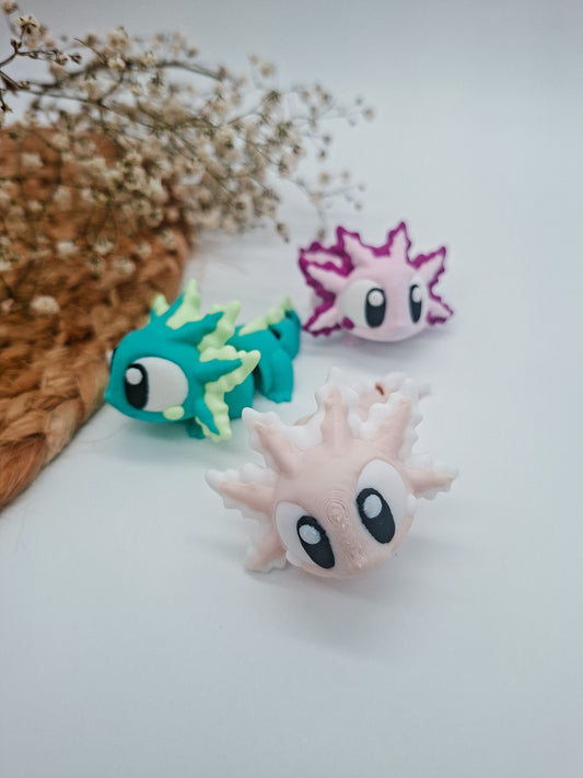 Flexi Axolotl Filo - 3D-gedruckte, bewegliche Figur