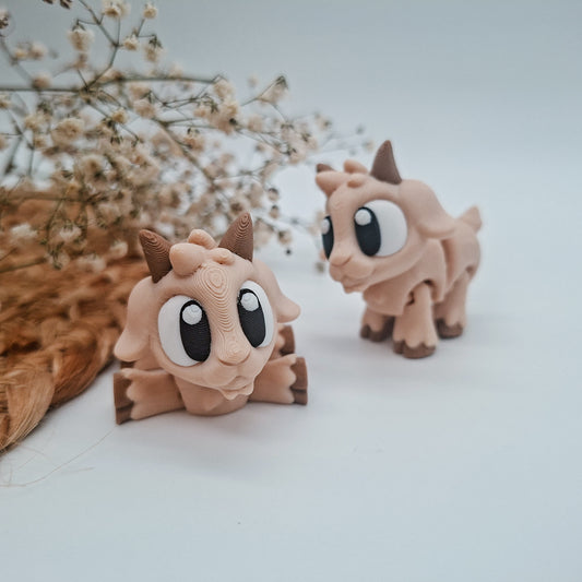 Flexi Ziege Toffi - 3D-gedruckte, bewegliche Figur