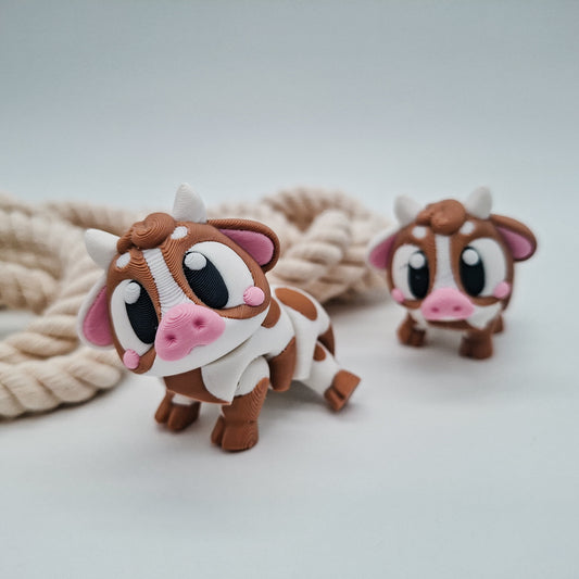 Flexi Kuh - 3D-gedruckte, bewegliche Figur