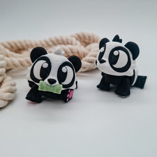 Flexi Panda - 3D-gedruckte, bewegliche Figur