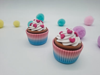 Cupcake mit Herzstreusel