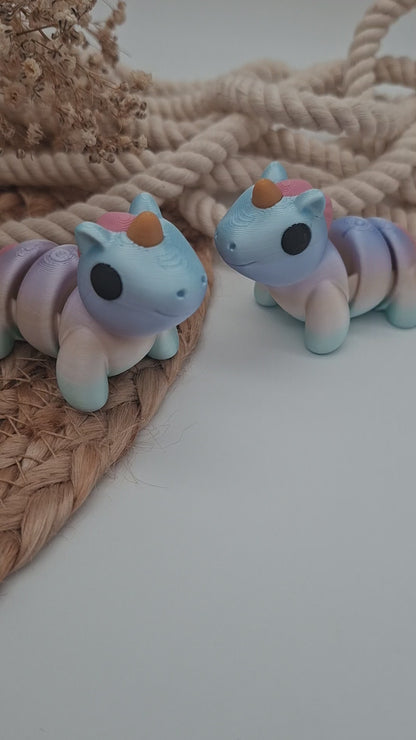 Einhorn in Silk-Rainbow